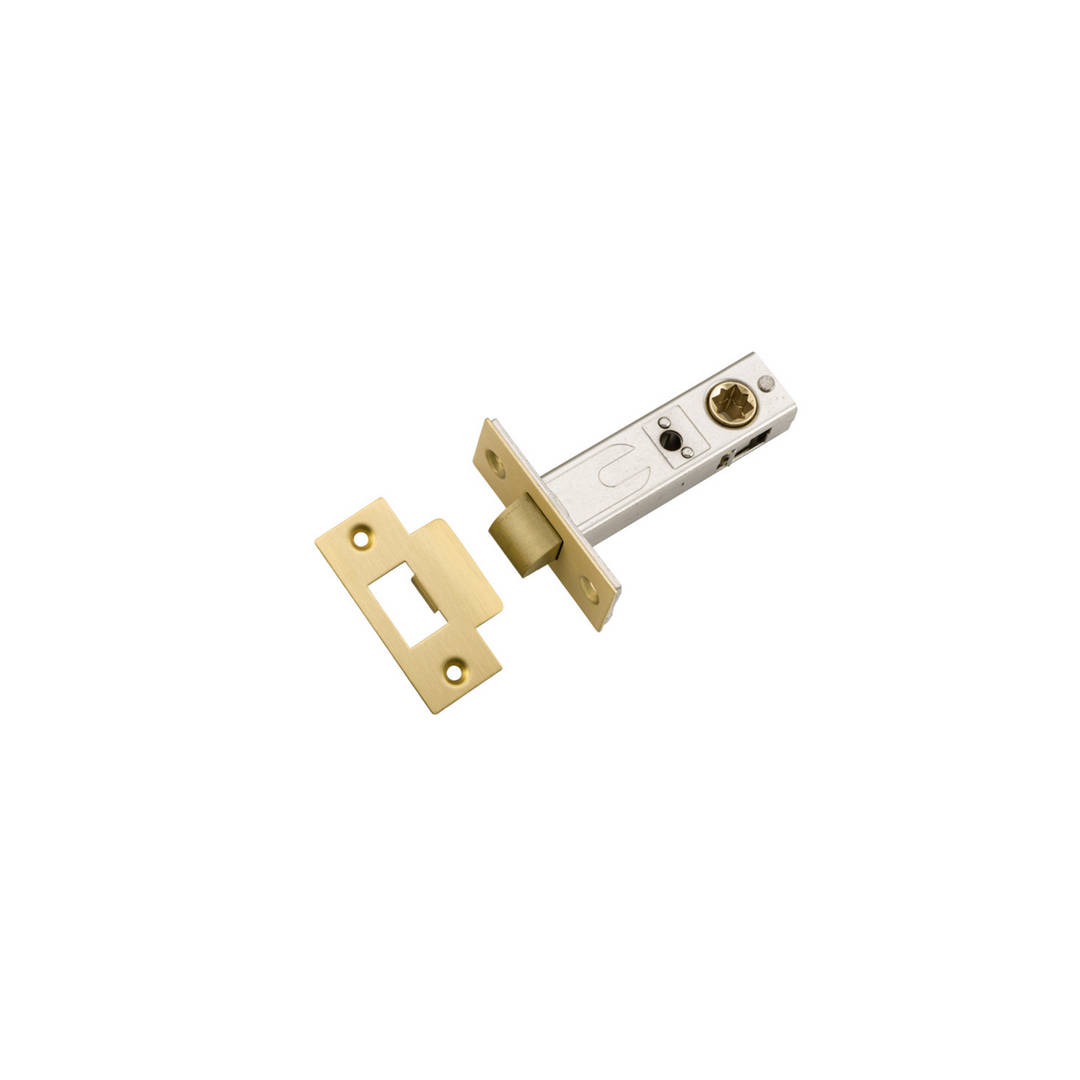 Tube Latch - Split Cam 'T' Striker Brushed Gold PVD 60mm