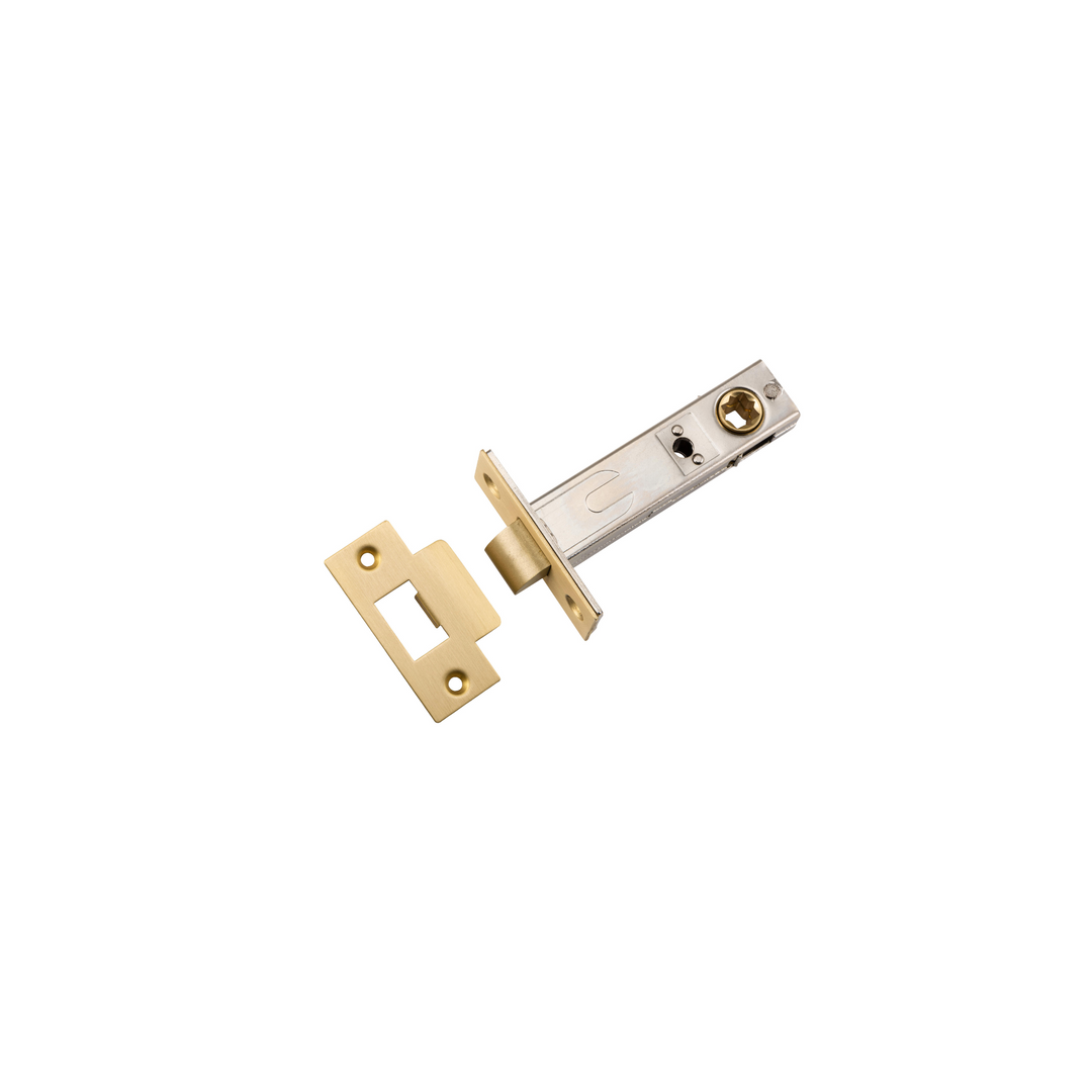 Tube Latch - Split Cam 'T' Striker Brushed Gold PVD 70mm