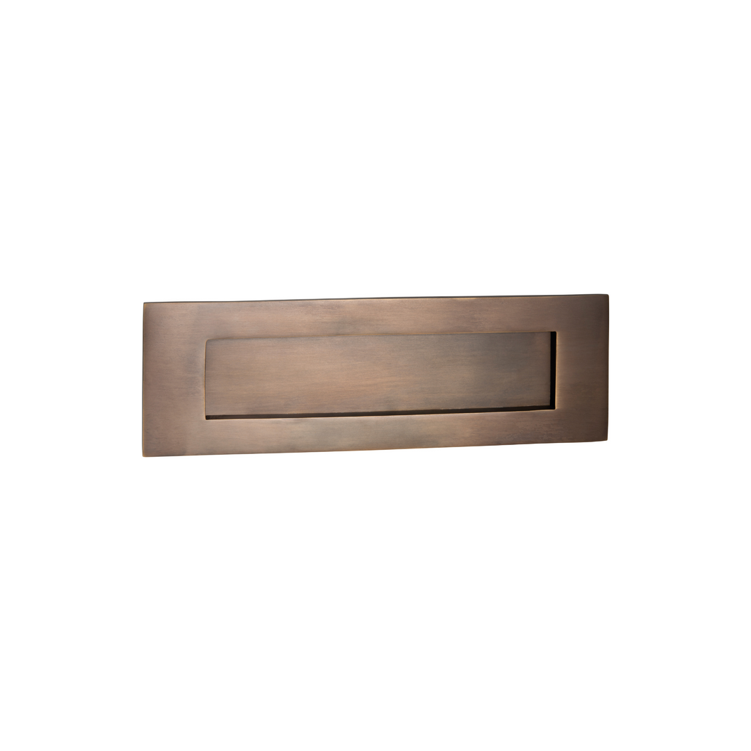 Letter Plate Antique Brass