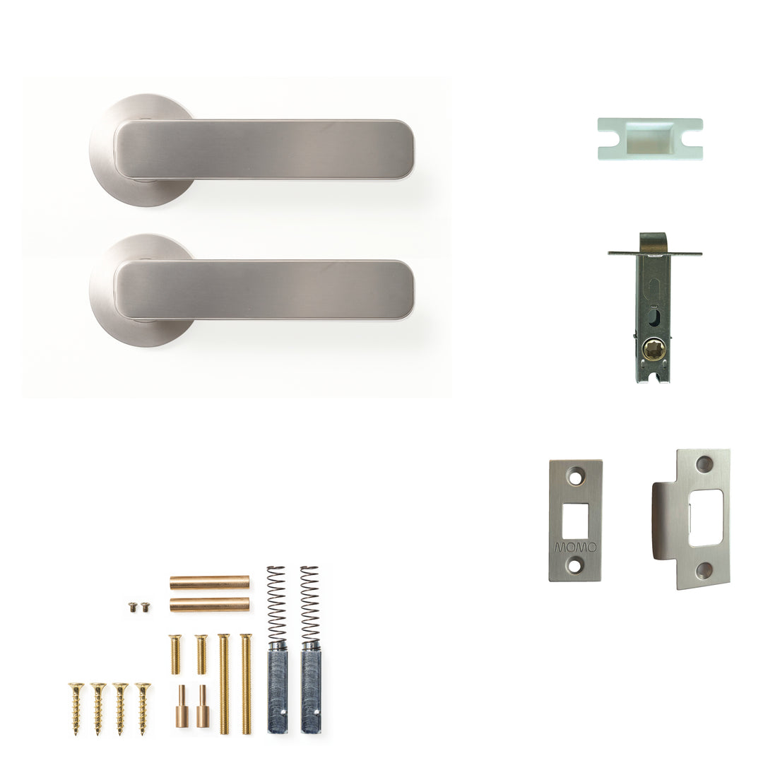 Aspen Lever Passage Set Dull Brushed Nickel