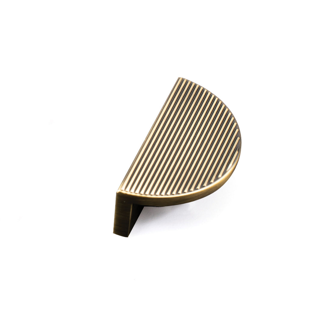 Barrington Eclipse Ribbed Small Dark Brushed Brass