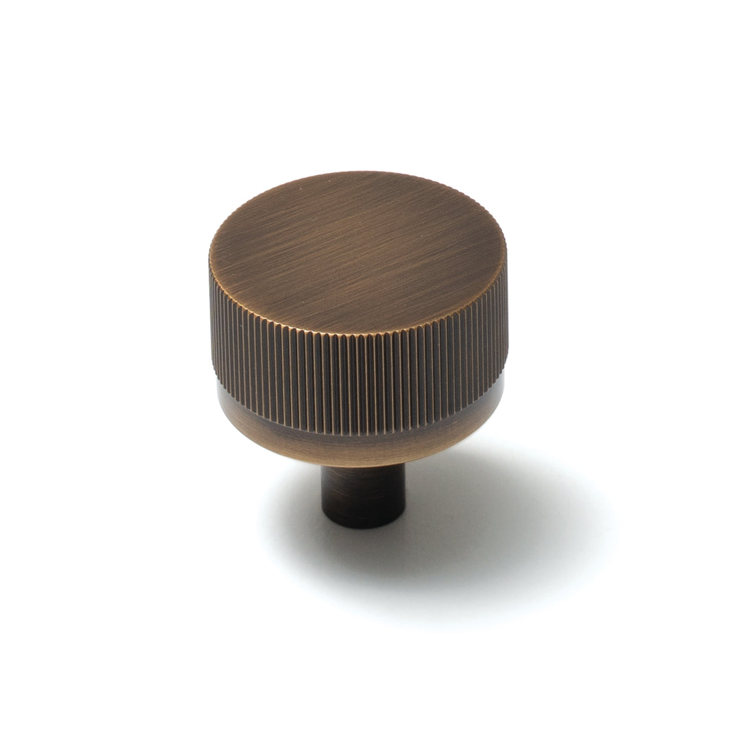Bellevue Solid Brass Lined Knob Bronze 35mm