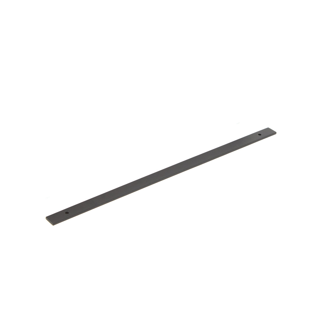 Bellevue Solid Brass Plain Backplate Matt Black 320mm