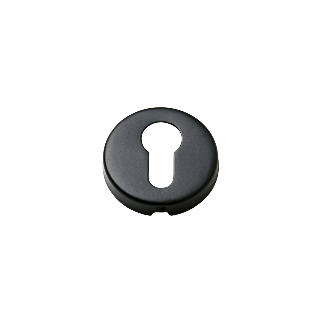Euro Escutcheon Matt Black