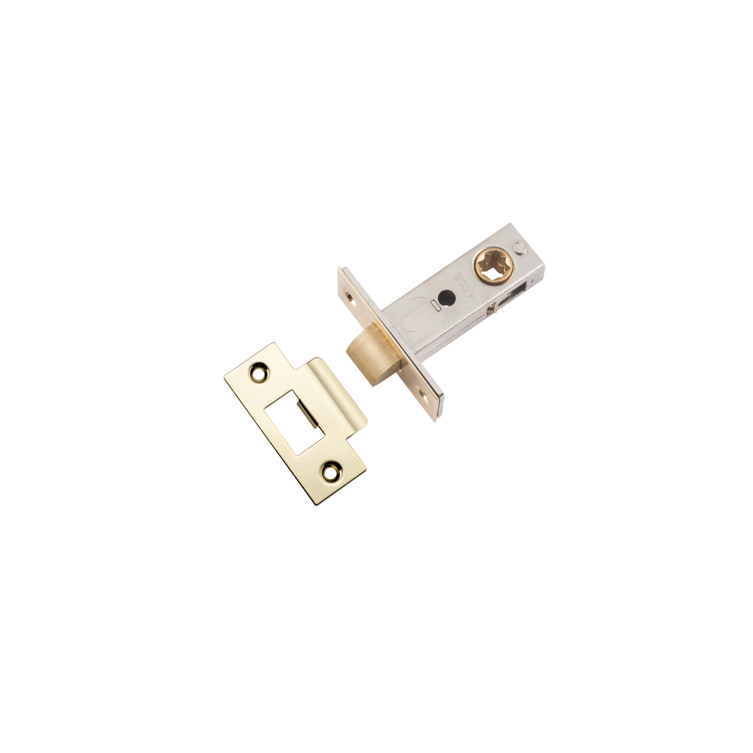 Tube Latch - Split Cam 'T' Striker Polished Brass 45mm