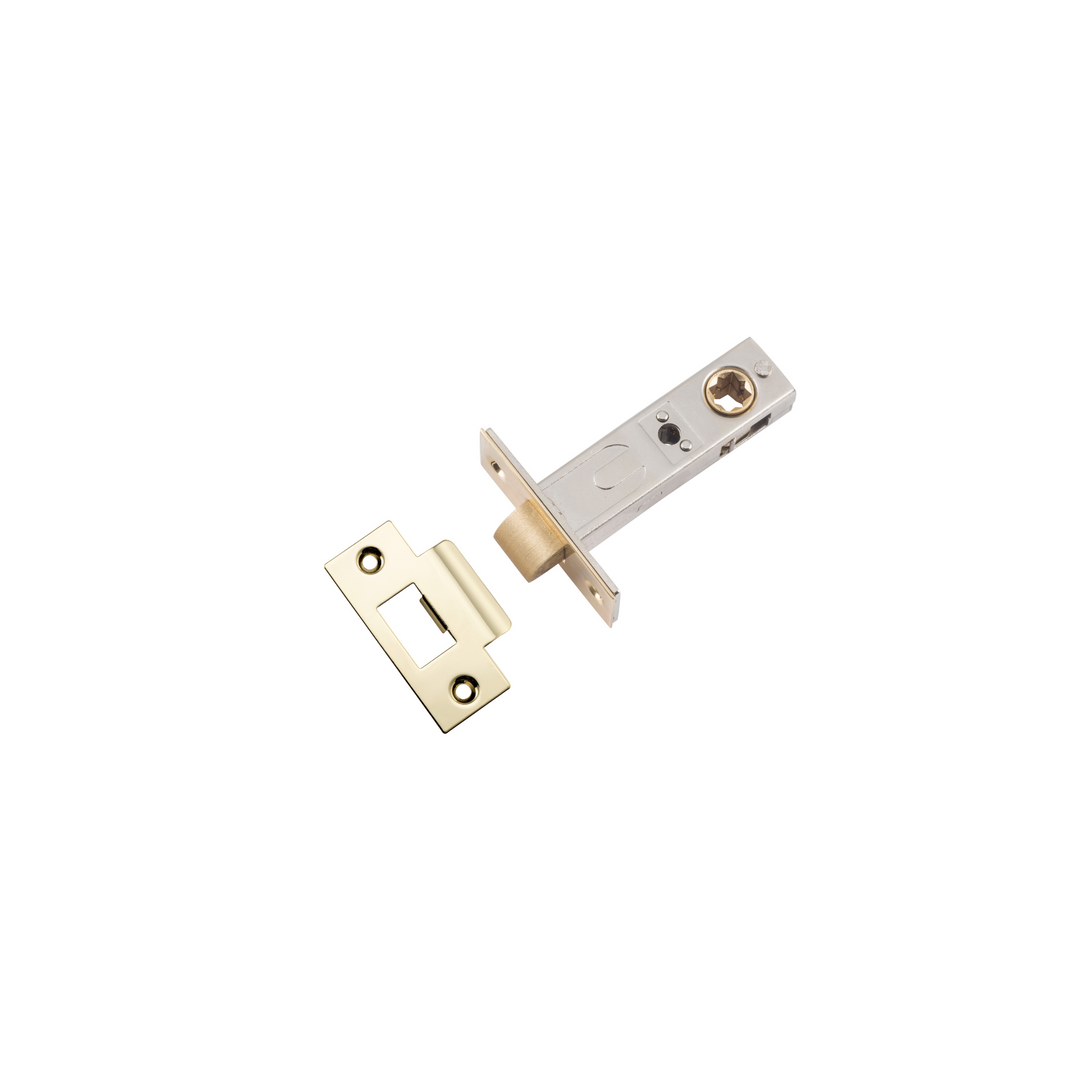 Tube Latch - Split Cam 'T' Striker Polished Brass 60mm