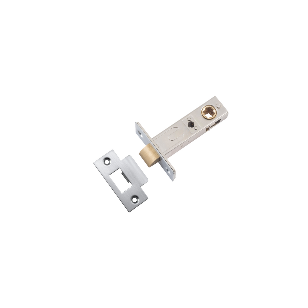 Tube Latch - Split Cam 'T' Striker Brushed Chrome 60mm