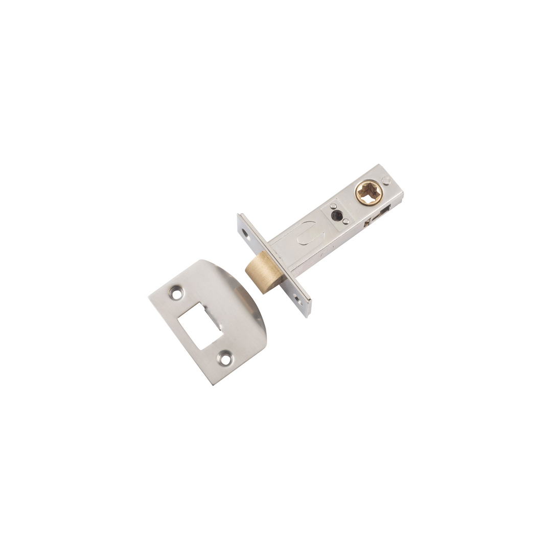 Tube Latch - Split Cam Hard Sprung Satin Nickel 60mm