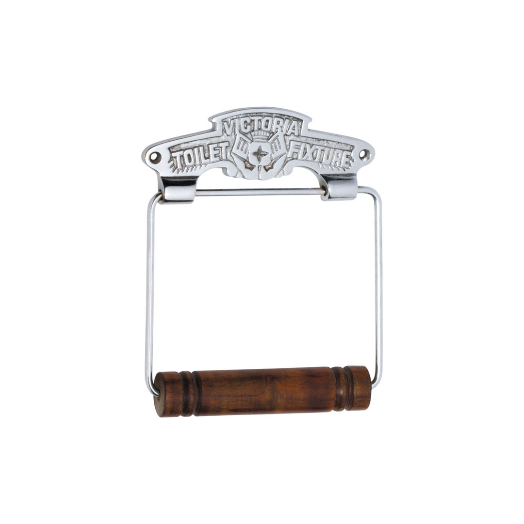 Victoria Toilet Roll Holder Polished Chrome