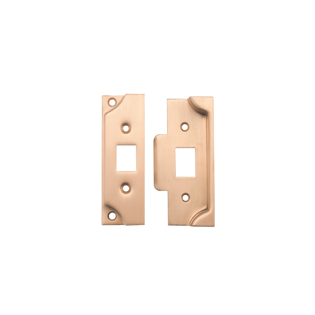 Rebate Kit to suit Split Cam Tube Latch Satin Brass