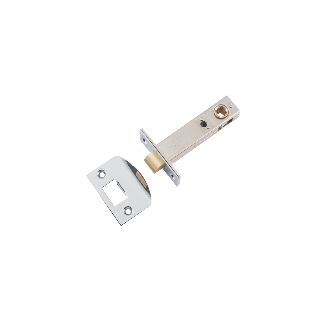 Tube Latch - Split Cam Polished Chrome 70mm