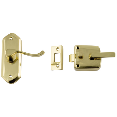 Polished Brass Screen Door & Gate Fittings