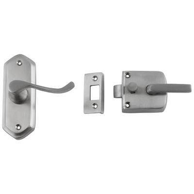 Brushed & Satin Chrome Screen Door & Gate Fittings