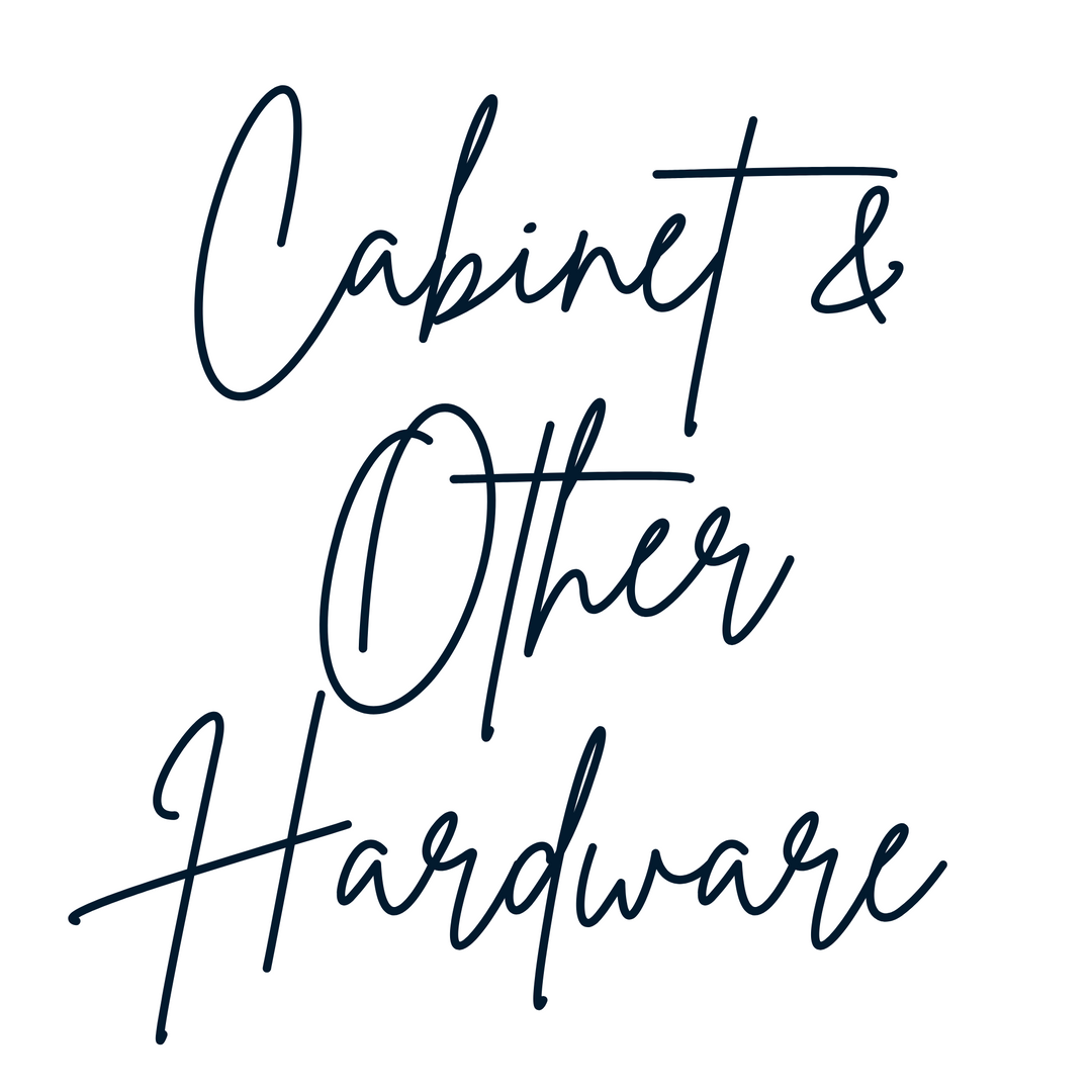 Cabinet & Other Hardware