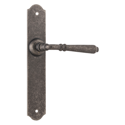 Distressed & Rumbled Nickel Door Levers