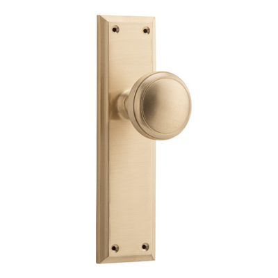 Brushed & Satin Brass Door Knobs