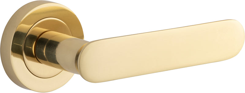 Bronte Lever on Rose Polished Brass