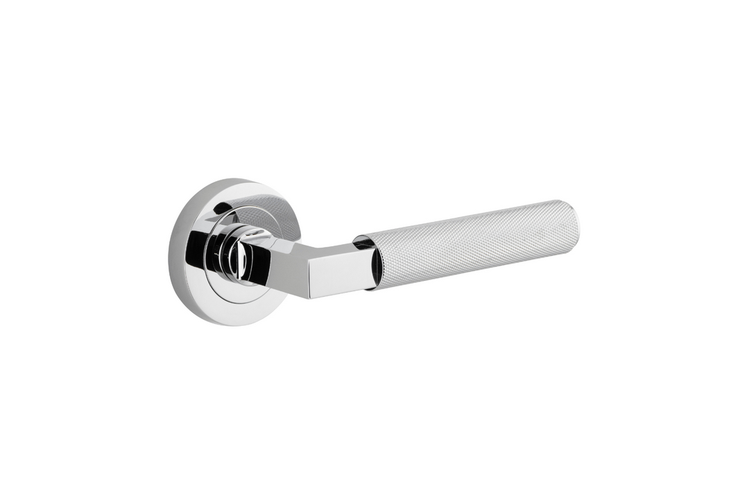 Brunswick Lever on Rose Polished Chrome