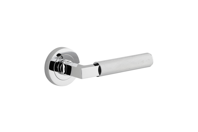 Brunswick Lever on Rose Polished Chrome