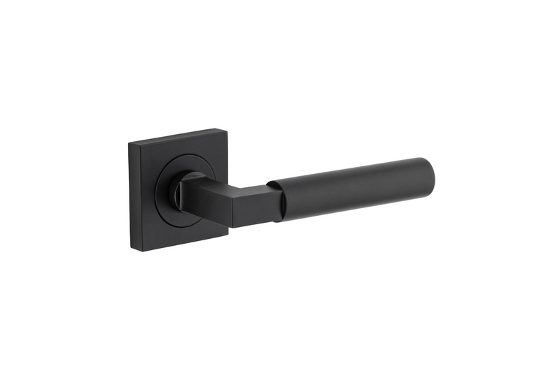 Berlin Lever on Square Rose Matt Black