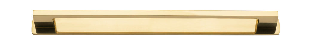 Cali Cabinet Pull with Backplate Polished Brass CTC 256mm