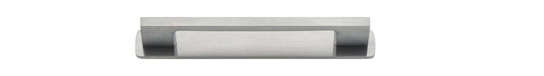 Cali Cabinet Pull with Backplate Brushed Chrome CTC 128mm