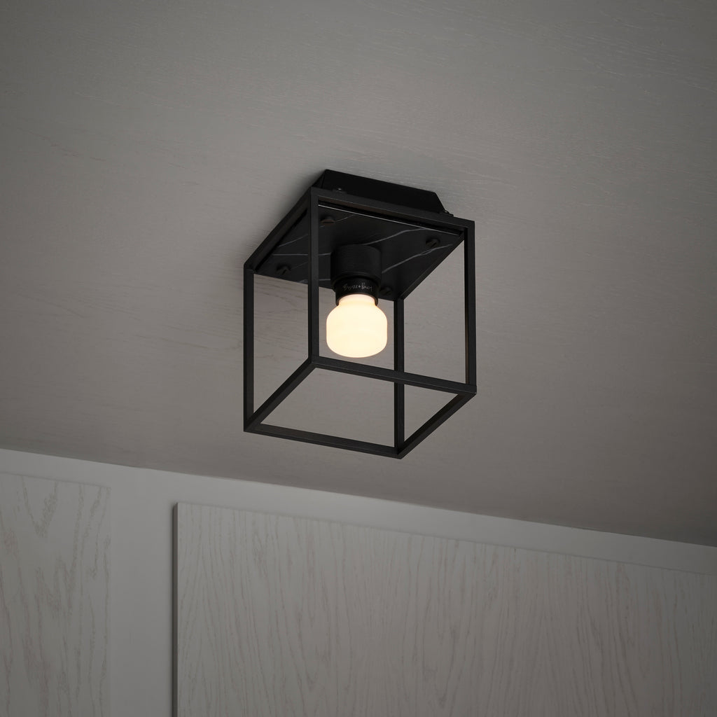 Caged Wall / Small / Black Marble