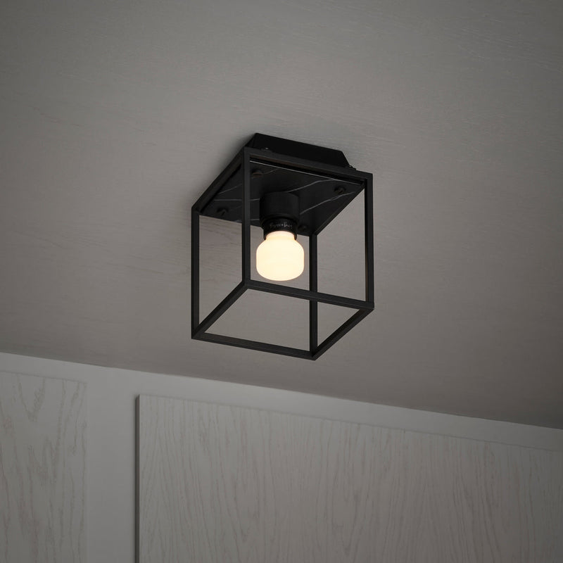 Caged Wall / Small / Black Marble
