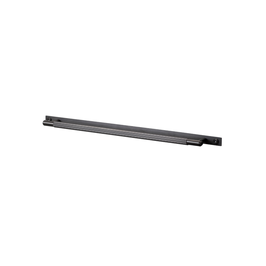 Pull Bar / Plate / Large / Linear / Gun Metal