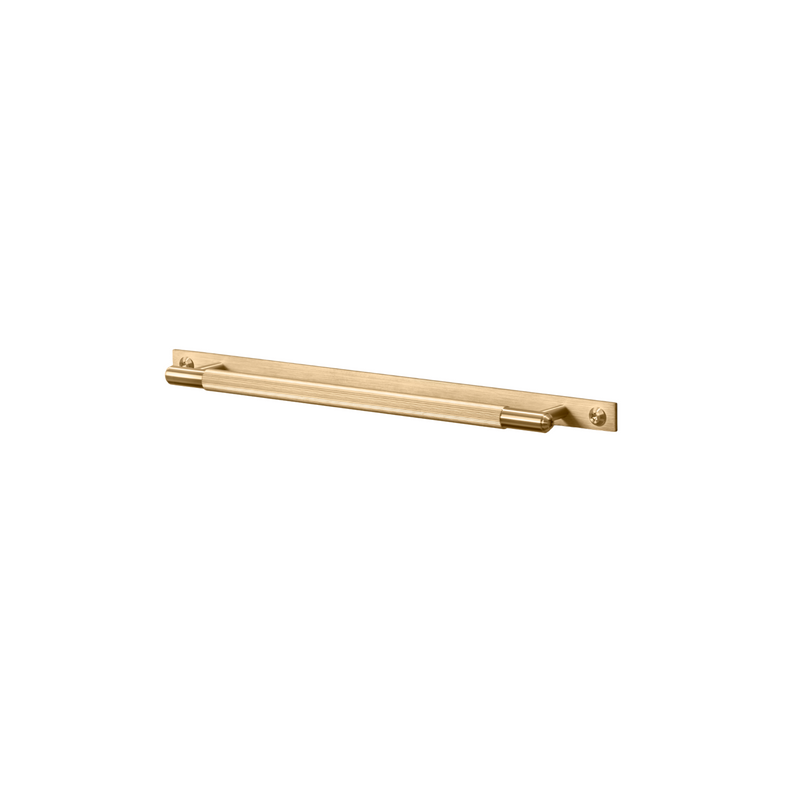 Pull Bar / Plate / Medium / Linear / Brass