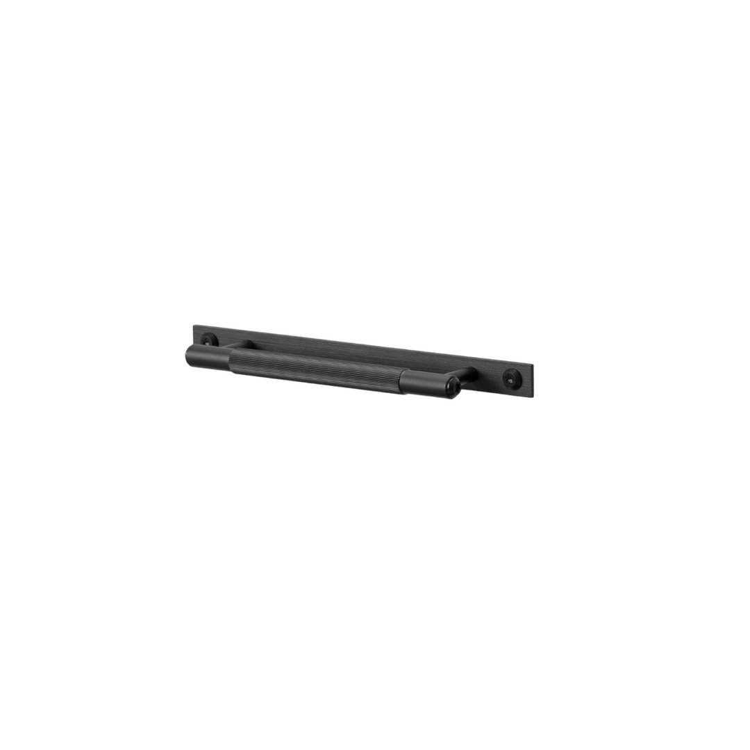 Pull Bar / Plate / Small / Linear / Black