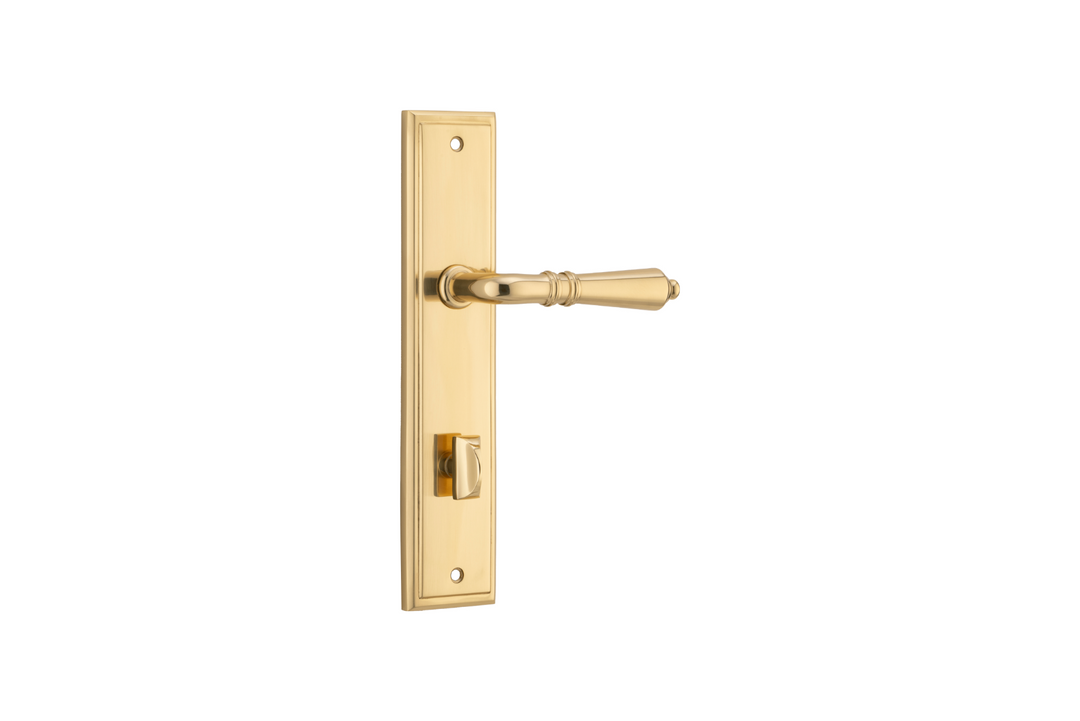 Sarlat Lever Stepped Polished Brass