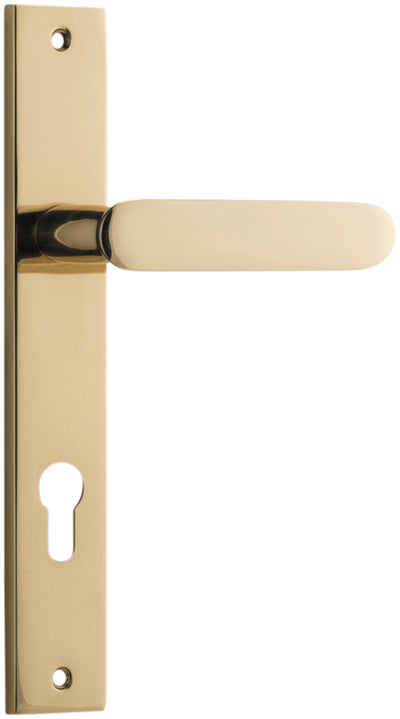 Bronte Lever Rectangular Polished Brass