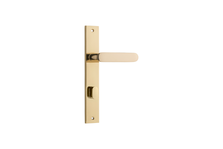 Bronte Lever Rectangular Polished Brass