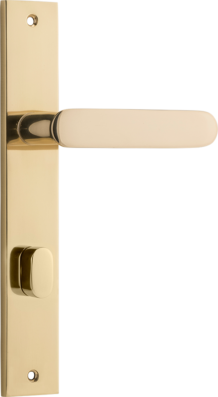 Bronte Lever Rectangular Polished Brass