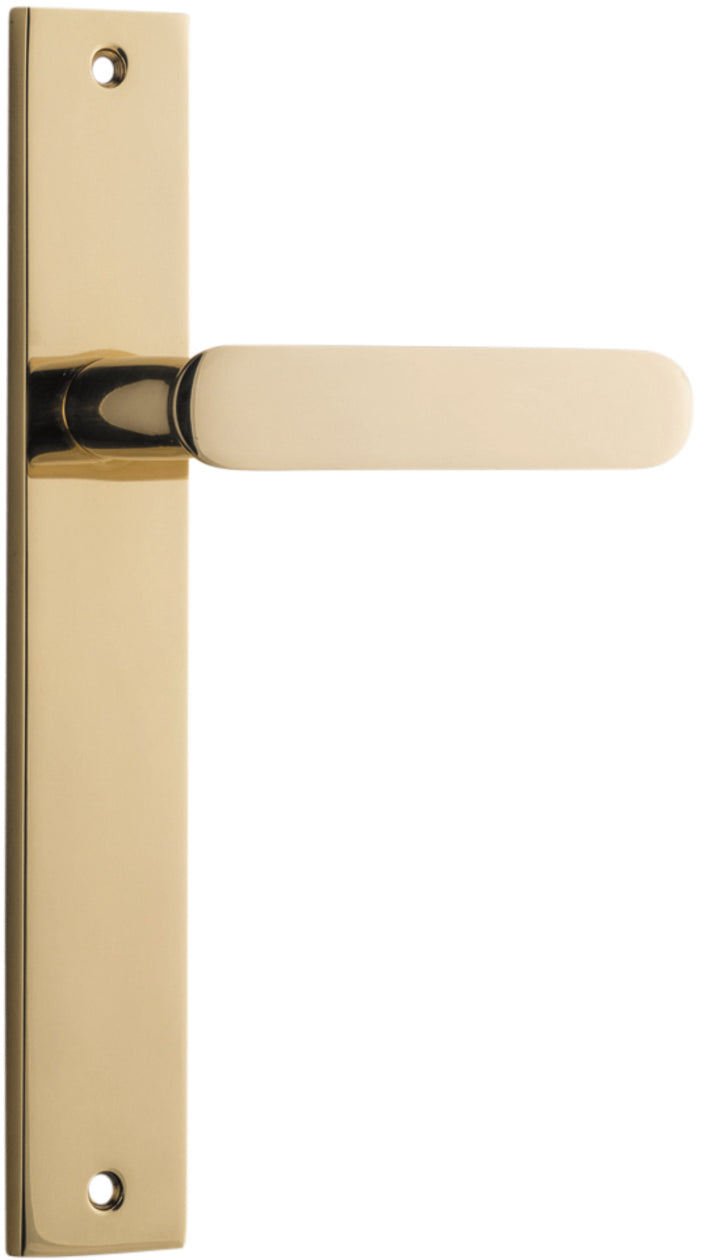 Bronte Lever Rectangular Polished Brass