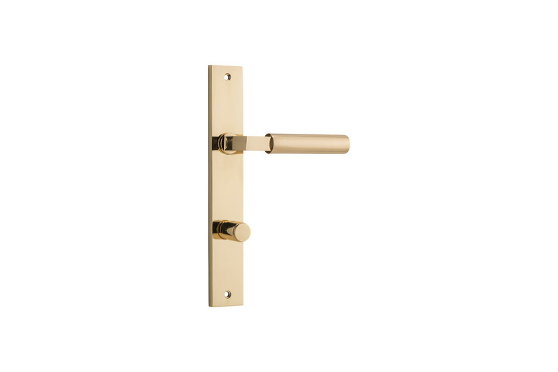 Berlin Lever Rectangular Polished Brass