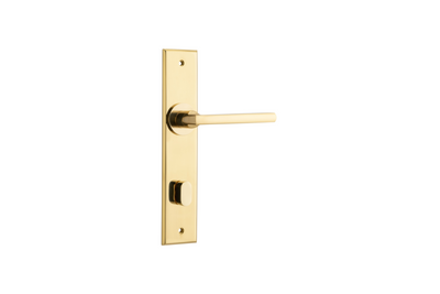 Baltimore Lever Chamfered Polished Brass