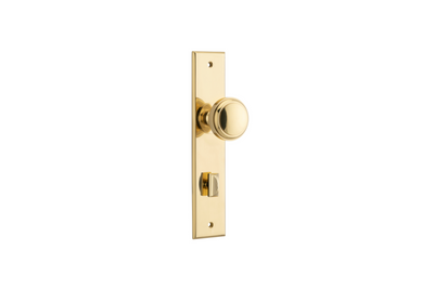 Paddington Knob Chamfered Polished Brass