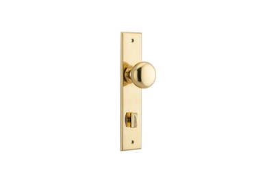 Cambridge Knob Chamfered Polished Brass