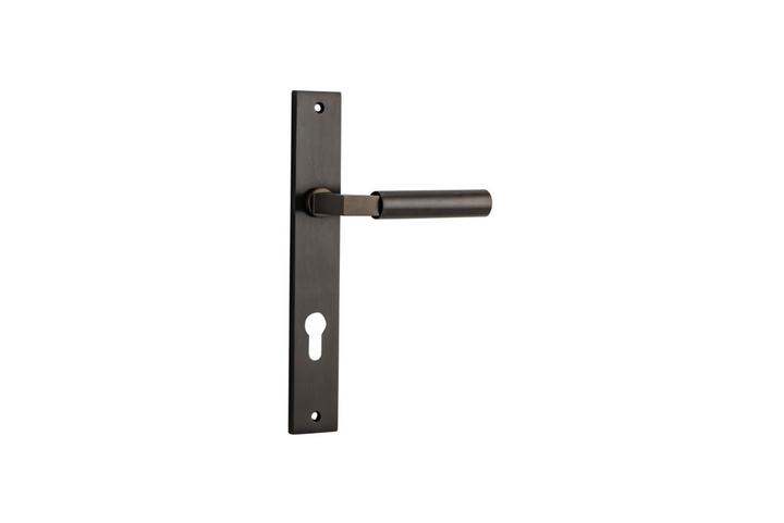 Berlin Lever Rectangular Signature Brass