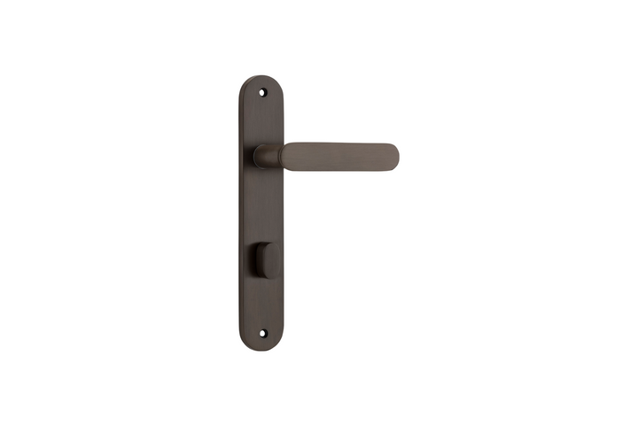 Bronte Lever Oval Signature Brass