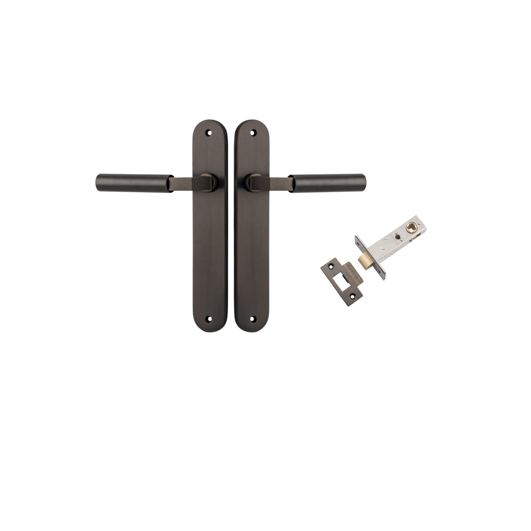 Berlin Lever Oval Signature Brass Passage Kit