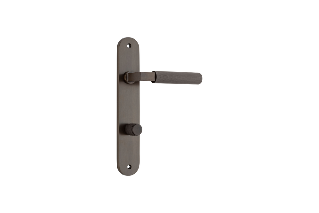Brunswick Lever Oval Signature Brass
