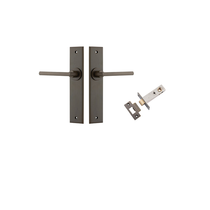 Baltimore Lever Chamfered Signature Brass Passage Kit