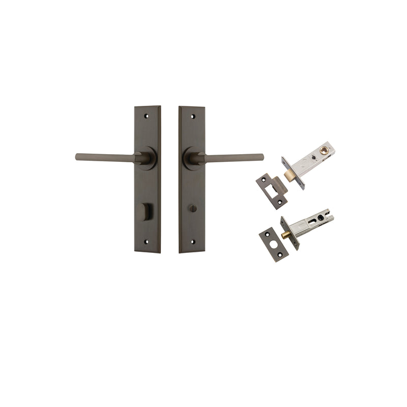 Baltimore Lever Chamfered Signature Brass Privacy Kit