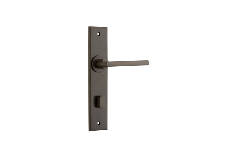Baltimore Lever Chamfered Signature Brass