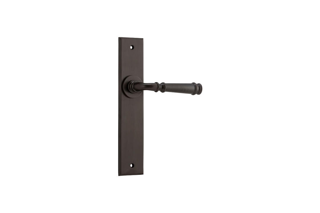 Verona Lever Chamfered Signature Brass
