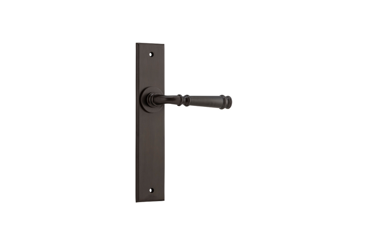 Verona Lever Chamfered Signature Brass