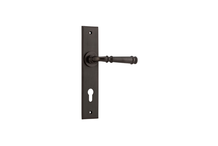 Verona Lever Chamfered Signature Brass